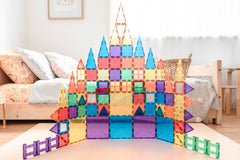 Set de construcție magnetic, 102 piese, Rainbow Creativ, Connetix