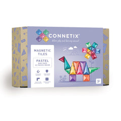 Set de construcție magnetic, 32 piese, Pastel Mini, Connetix