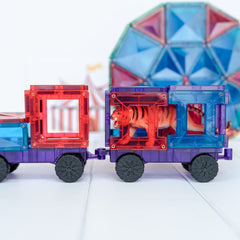 Set de construcție magnetic, 212 piese, Rainbow Mega, Connetix