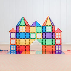 Set de construcție magnetic, 60 piese, Rainbow Starter, Connetix