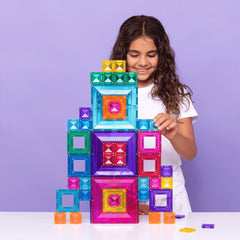 Set de construcție magnetic, 48 piese, Bright Portal, Connetix