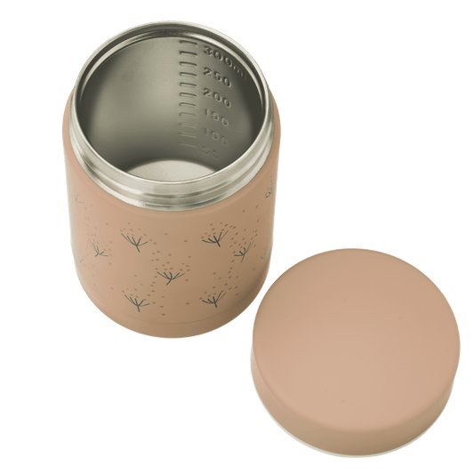 Recipient mâncare pentru bebeluși, termoizolant, 300ml, roz, Păpădie, Fresk