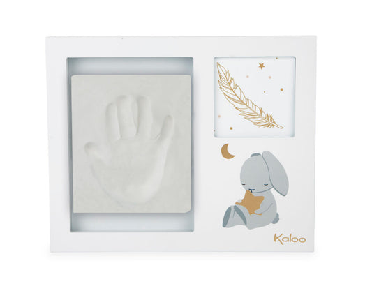 Kit amprentă bebe, Ramă foto pentru mulaj mânuță sau picioruș, Kaloo