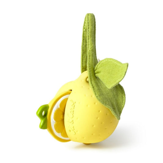 Protecție pentru suzetă, cauciuc natural și bumbac organic, Lămâia Lou, Oli&Carol