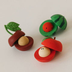 Jucărie de stivuit, cauciuc natural, pepene Wally, Oli&Carol