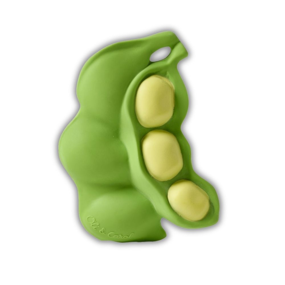 Jucărie dentiție, cauciuc natural, Edamame Keiko, Oli&Carol