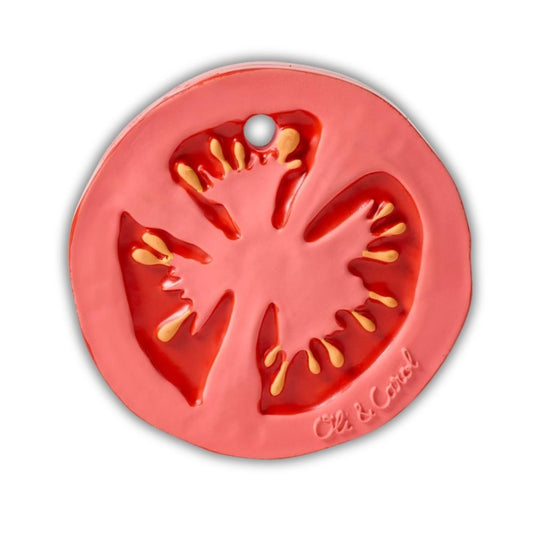 Jucărie dentiție, cauciuc natural, Roșia Renato, Oli&Carol