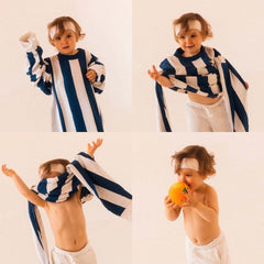 Minge senzorială pentru bebeluși, cauciuc natural, portocală, Oli&Carol