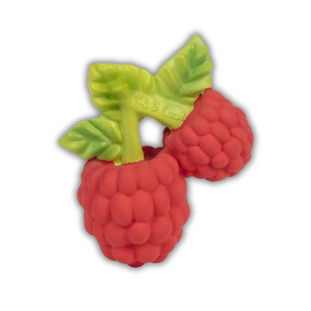 Jucărie dentiție, cauciuc natural, Zmeura Valery, Oli&Carol