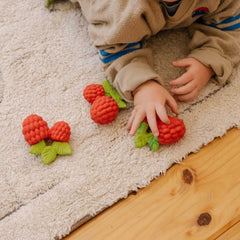 Jucărie dentiție, cauciuc natural, Zmeura Valery, Oli&Carol