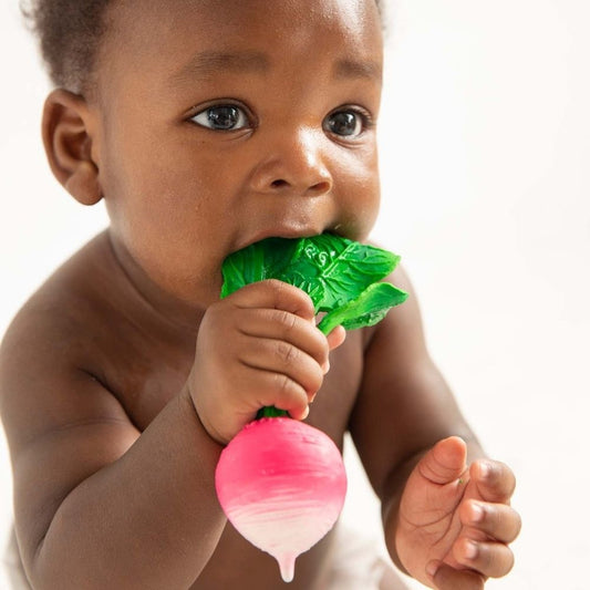 Set cadou bebeluși, 3 jucării de dentiție, cauciuc natural, Oli&Carol