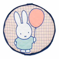 Sac depozitare jucării, 2 in 1 saleteluță moale de joacă, 120cm, Iepuraș Miffy, Play&Go