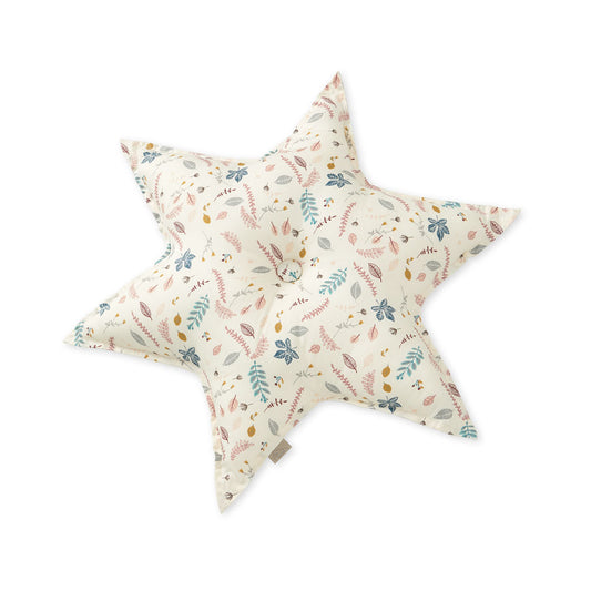 Pernă decorativă, 48x48cm, albă, Steluță, Pressed Leaves, Cam Cam Copenhagen