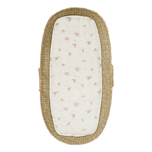 Pernă pentru salteaua de înfășat tip coș împletit, Windflower Creme, Cam Cam Copenhagen