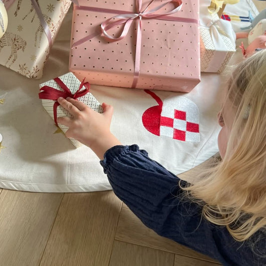 Covoraș pentru brad, 105cm, bej, Cam Cam Copenhagen