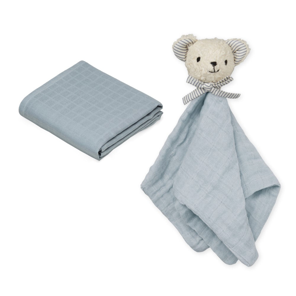 Set cadou bebeluși, 2 piese, Classic Stripes Blue, Cam Cam Copenhagen