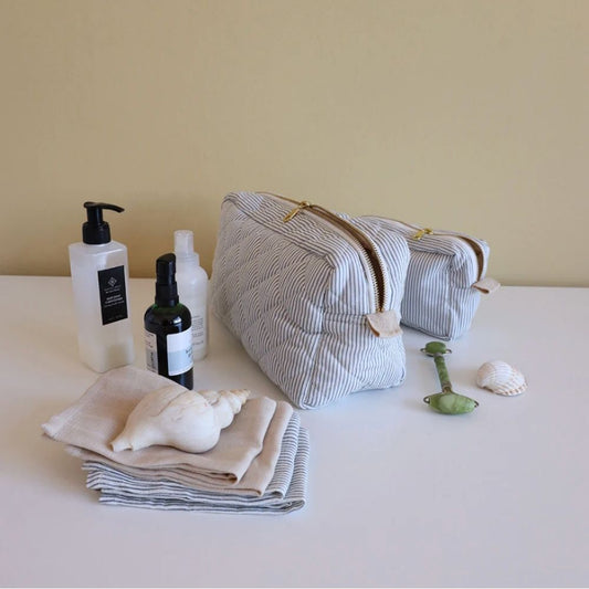 Portfard cosmetice, Classic Stripes Blue, Cam Cam Copenhagen