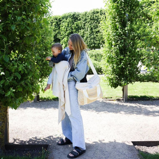 Geantă maternitate mare cu agățători pentru cărucior, Oatfield, Cam Cam Copenhagen