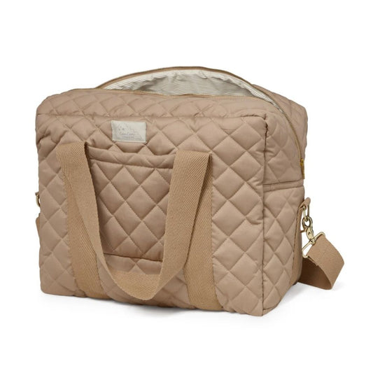 Geantă maternitate XL cu agățători pentru cărucior, Camel, Cam Cam Copenhagen