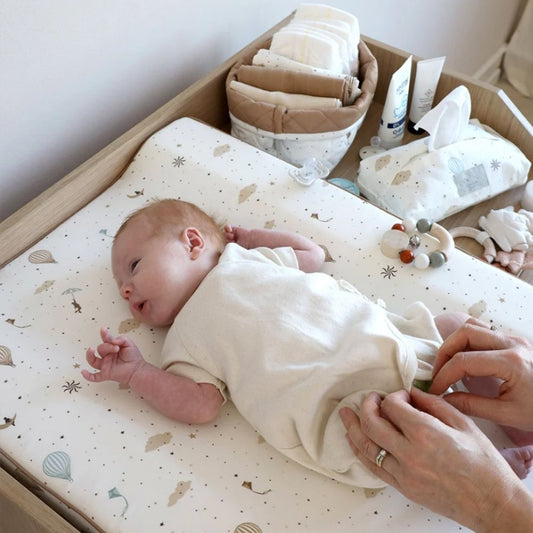 Saltea de înfășat, bumbac organic, dehusabilă, 63x49cm, Dreamland, Cam Cam Copenhagen