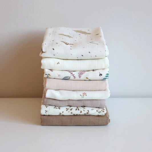 Museline, bumbac organic, 70×70 cm, 2 bucăți, Dreamland, Cam Cam Copenhagen