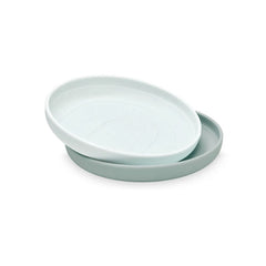 Set farfurii pentru bebeluși, silicon, 2 bucăți, bleu, Curcubeu, Cam Cam Copenhagen