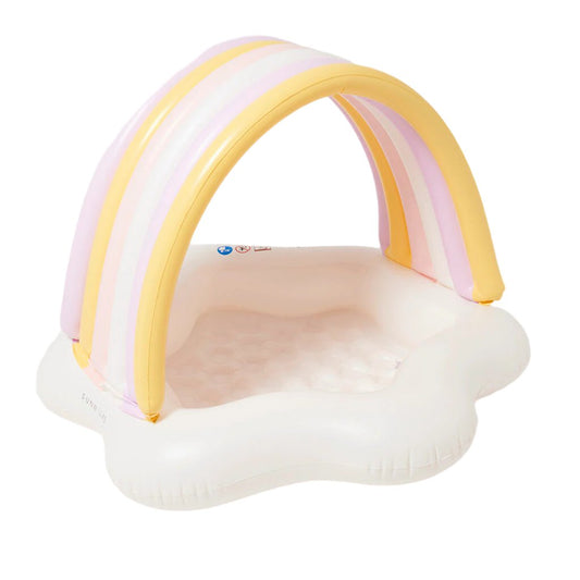 Piscină gonflabilă pentru copii cu acoperiș, curcubeu, SUNNYLiFE