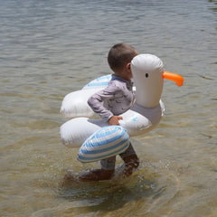 Colac pentru copii, 78 cm, Sammy the Seagull Blue Stripe, SUNNYLiFE