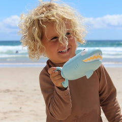 Pistol cu apă pentru copii, 19 cm, Shark Pastel Blue, SUNNYLiFE