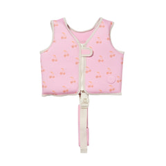 Vestă de înot pentru copii, 1 - 2 ani, Cotton Candy Cherry, SUNNYLiFE