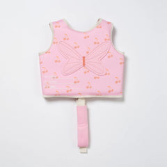 Vestă de înot pentru copii, 1 - 2 ani, Cotton Candy Cherry, SUNNYLiFE