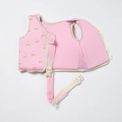 Vestă de înot pentru copii, 1 - 2 ani, Cotton Candy Cherry, SUNNYLiFE