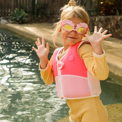 Ochelari de înot mini pentru copii, Melody the Mermaid Neon Strawberry, SUNNYLiFE