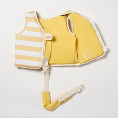 Vestă de înot pentru copii, 2 - 3 ani, Sammy the Seagull Mustard Stripe, SUNNYLiFE