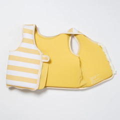 Vestă de înot pentru copii, 3 - 6 ani, Sammy the Seagull Mustard Stripe, SUNNYLiFE