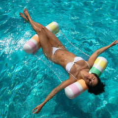 Hamac plutitor, 115 cm, Pool Side Pastel Gelato, SUNNYLiFE