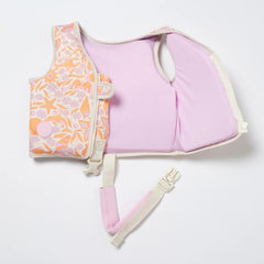 Vestă de înot pentru copii, 1-2 ani, Ocean Magic Pink, SUNNYLiFE × Rip Curl