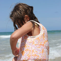 Vestă de înot pentru copii, 3 - 6 ani, Ocean Magic Pink, SUNNYLiFE × Rip Curl