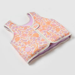 Vestă de înot pentru copii, 3 - 6 ani, Ocean Magic Pink, SUNNYLiFE × Rip Curl