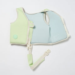 Vestă de înot pentru copii, 1 - 2 ani, Shred Turtle Aqua, SUNNYLiFE × Rip Curl