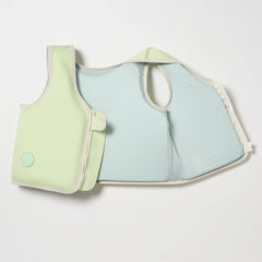 Vestă de înot pentru copii, 3 - 6 ani, Shred Turtle Aqua, SUNNYLiFE × Rip Curl