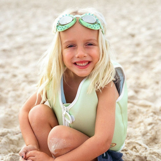 Ochelari de înot pentru copii, Shred Turtle Aqua, SUNNYLiFE × Rip Curl