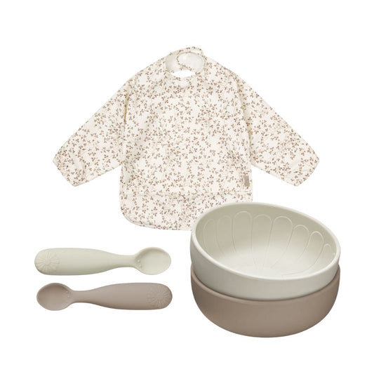 Set diversificare cu bavețică, natur Lierre, Cam Cam Copenhagen