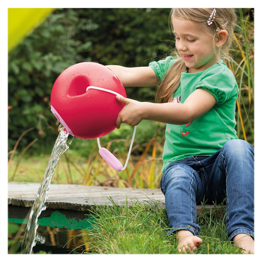 Jucărie pentru nisip, Ballo, Găletușă apă, roșie, Quut Toys