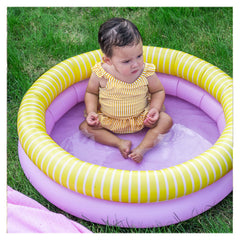 Piscină gonflabilă pentru copii, Dippy, 80 cm, roz, Quut Toys