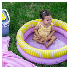 Piscină gonflabilă pentru copii, Dippy, 80 cm, roz, Quut Toys