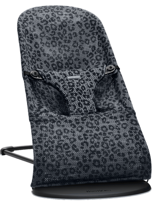 BabyBjorn -  Balansoar Bliss Antracite/Leopard Mesh - Editie Limitata