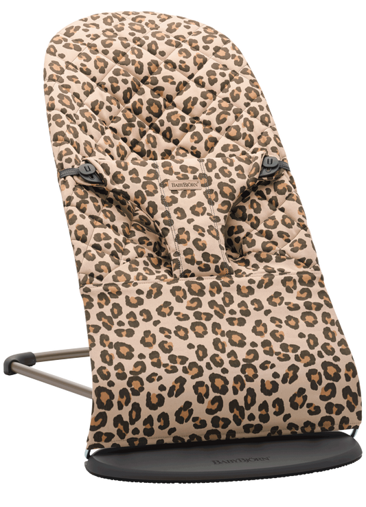 BabyBjorn -  Balansoar Bliss Beige/Leopard, Bumbac - Editie Limitata