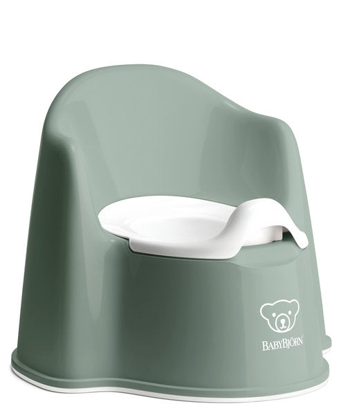 BabyBjorn - Olita cu protectie spate Potty Chair Deep Green