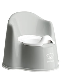 BabyBjorn – Olita cu protectie spate Potty Chair Grey / White